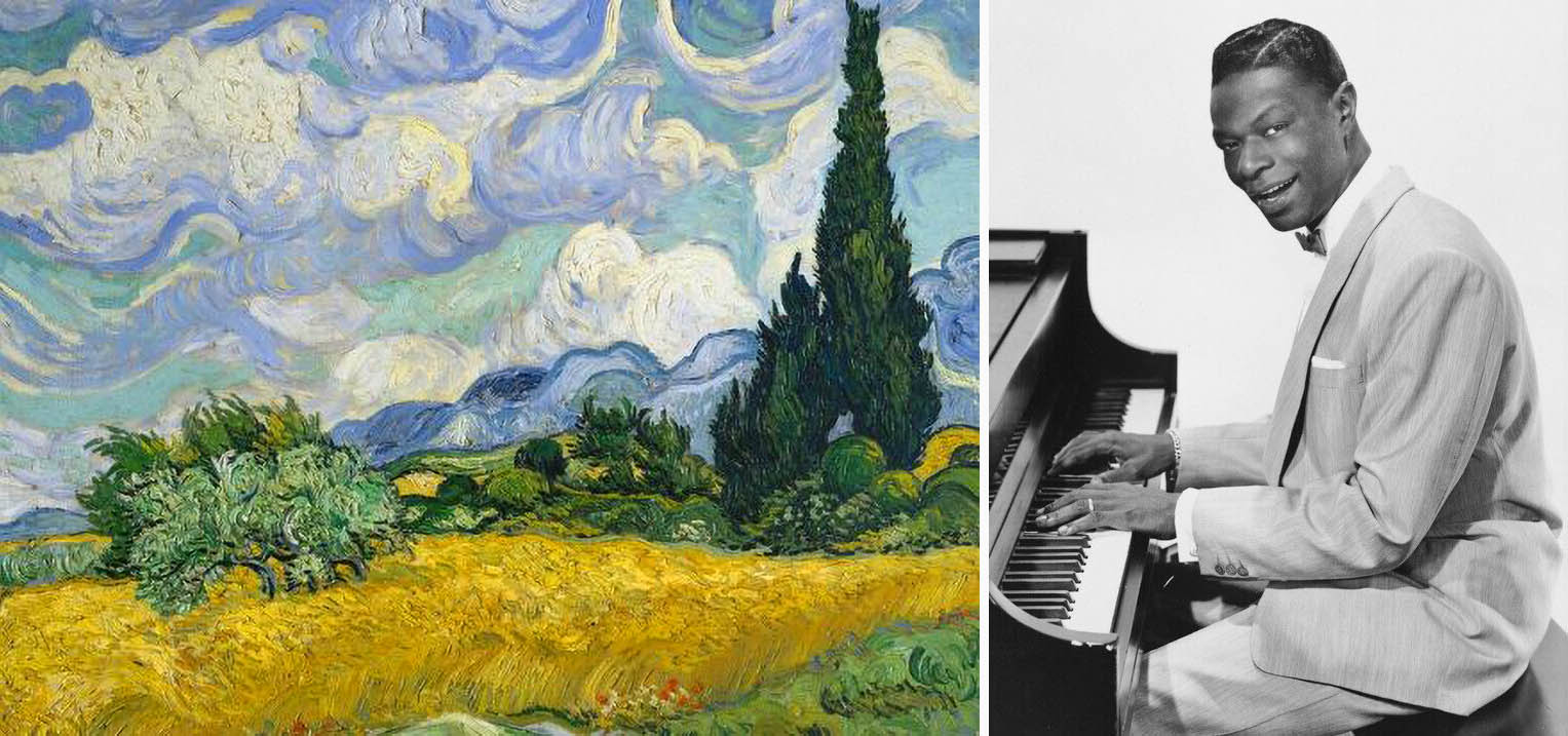 Van Gogh and Nat King Cole